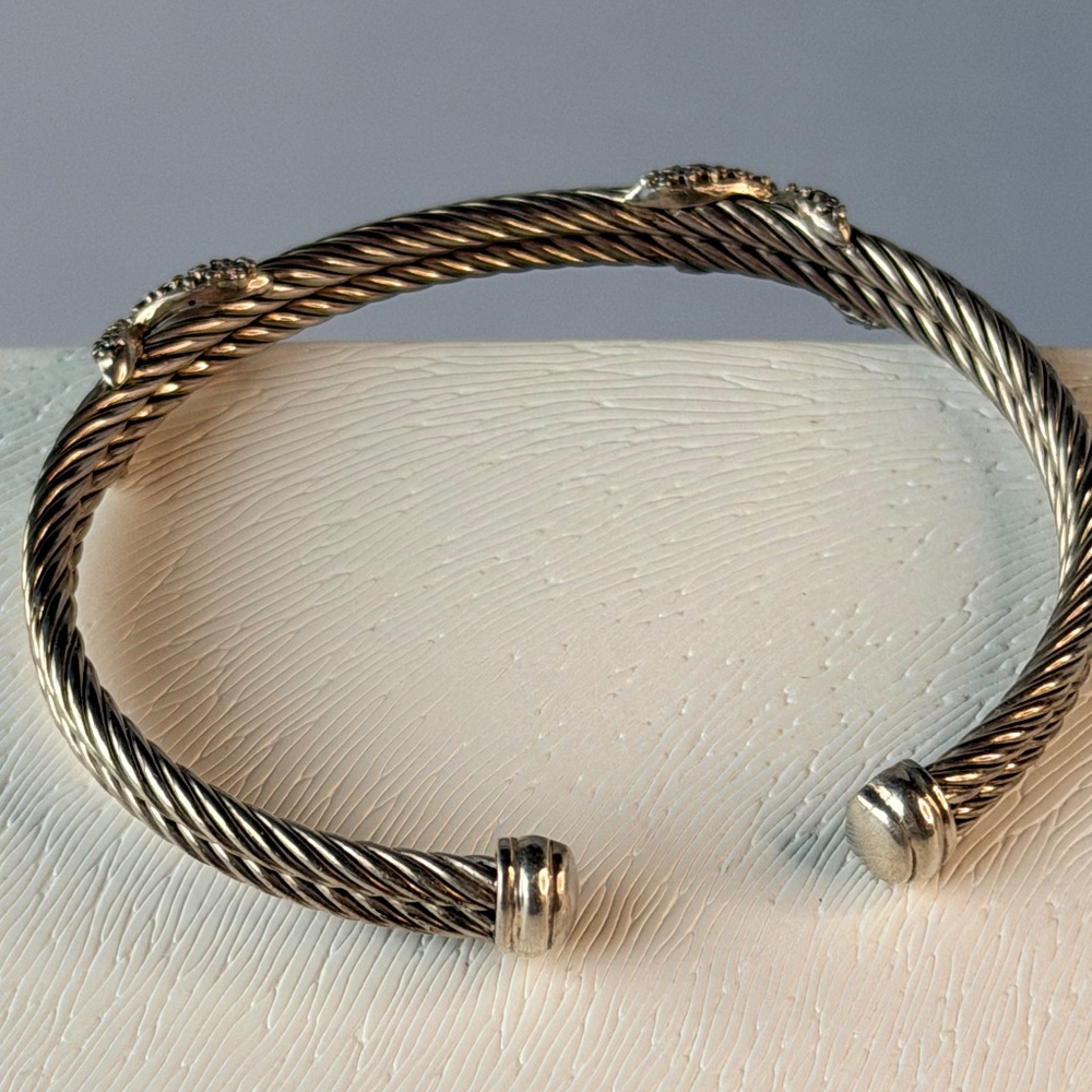 David Yurman Sterling Silver Bracelet - Picture 2 of 9